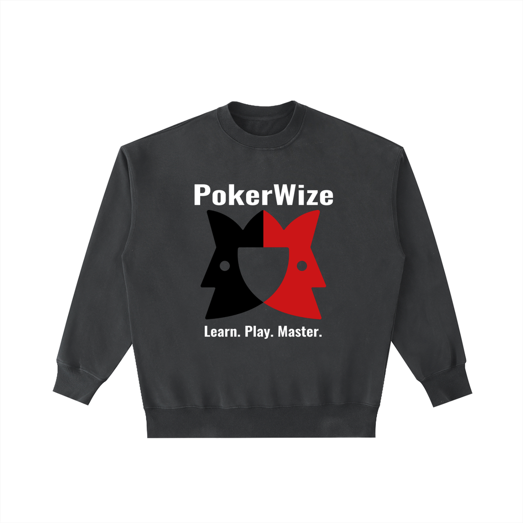 PokerWize Washed Heavyweight Crewneck